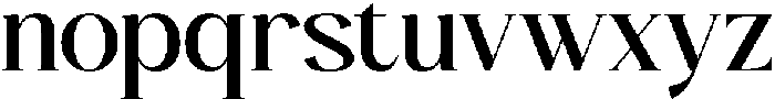 Melaney Regular otf (400) Font LOWERCASE