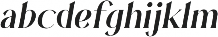 Melange Bold Italic ttf (700) Font LOWERCASE