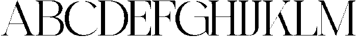 Melange otf (400) Font UPPERCASE