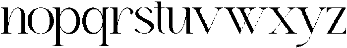 Melange otf (400) Font LOWERCASE