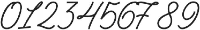 Melania Monoline Regular otf (400) Font OTHER CHARS