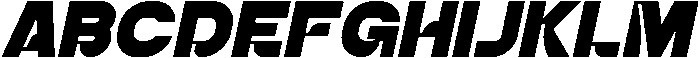 Melankole Italic otf (400) Font UPPERCASE