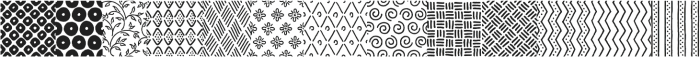 Melany Lane Patterns otf (400) Font LOWERCASE