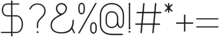 Melaround Regular otf (400) Font OTHER CHARS