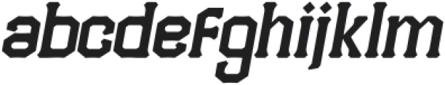 Melbrick-Italic otf (400) Font LOWERCASE