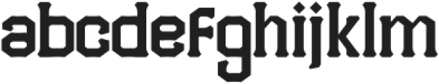 Melbrick-Regular otf (400) Font LOWERCASE