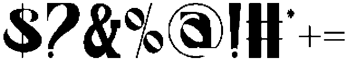 Meldia Regular otf (400) Font OTHER CHARS