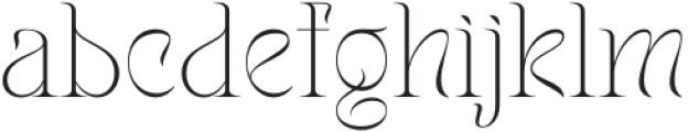 Meler Regular otf (400) Font LOWERCASE