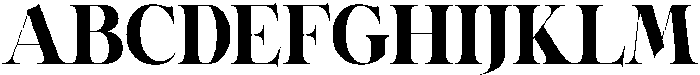 Melfin Regular otf (400) Font UPPERCASE