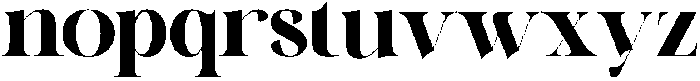 Melfin Regular otf (400) Font LOWERCASE