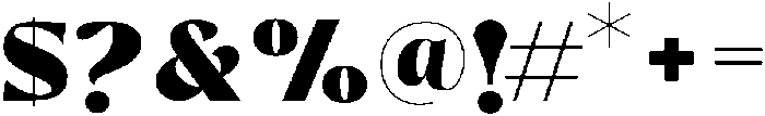 Melfira Bold otf (700) Font OTHER CHARS