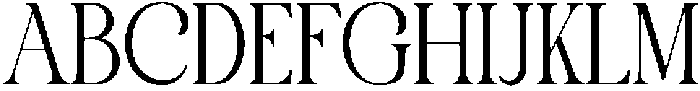 Melgin Regular otf (400) Font UPPERCASE