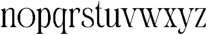 Melgin Regular otf (400) Font LOWERCASE