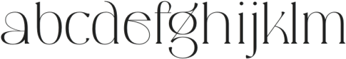 Melgis Tp Thin otf (100) Font LOWERCASE