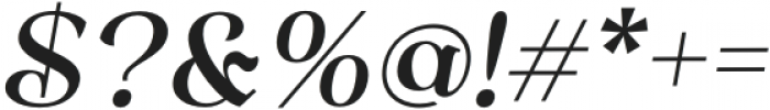 MelianKingsley-Oblique otf (400) Font OTHER CHARS