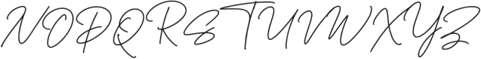 Meliday signature Regular otf (400) Font UPPERCASE