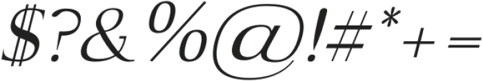 Melina Medium Italic otf (500) Font OTHER CHARS