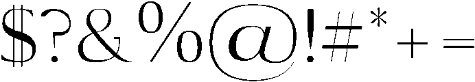 Melina-Regular otf (400) Font OTHER CHARS