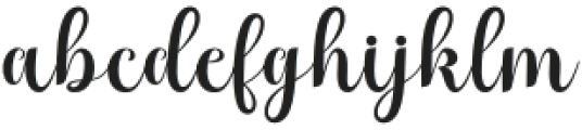 Melinda Bladegia Regular otf (400) Font LOWERCASE