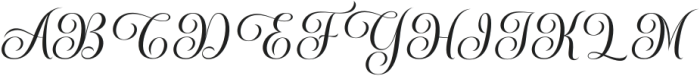 Melinda Bladegia Slant Regular otf (400) Font UPPERCASE