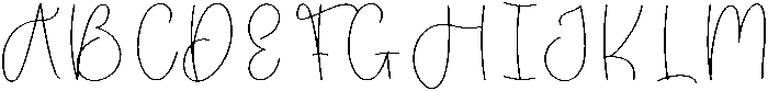 Melinda Regular otf (400) Font UPPERCASE