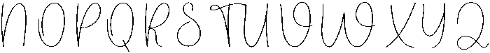Melinda Regular otf (400) Font UPPERCASE