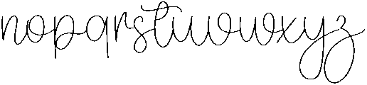 Melinda Regular otf (400) Font LOWERCASE