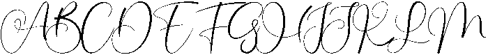 Melinda Regular otf (400) Font UPPERCASE