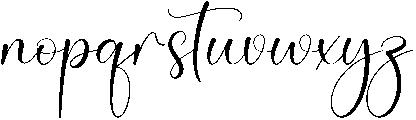 Melinda Regular otf (400) Font LOWERCASE