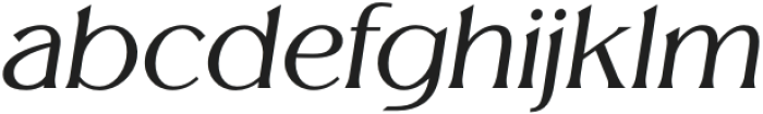 Melion Extra Light Italic otf (200) Font LOWERCASE