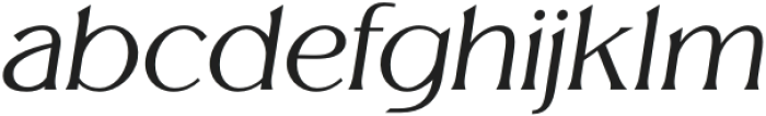 Melion Thin Italic otf (100) Font LOWERCASE