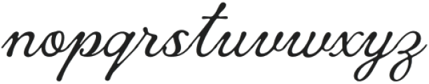 Meliora Script Regular otf (400) Font LOWERCASE