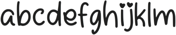 Meliowra Regular otf (400) Font LOWERCASE