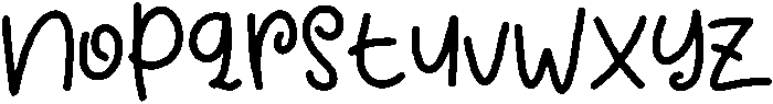 Melisa ttf (400) Font LOWERCASE