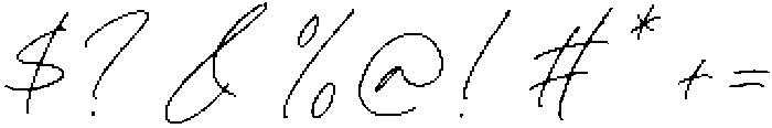 Melisma Signature otf (400) Font OTHER CHARS