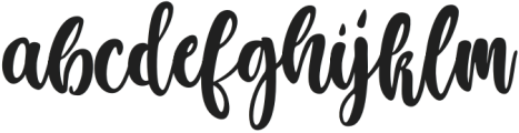 Melita Script Regular otf (400) Font LOWERCASE