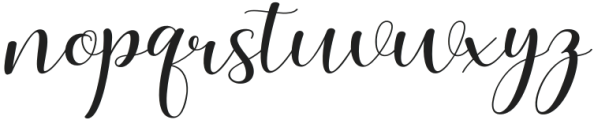 Mellady Script Regular otf (400) Font LOWERCASE