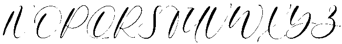 Mellanie otf (400) Font UPPERCASE