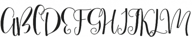 Mellany Initial Swashes otf (400) Font UPPERCASE