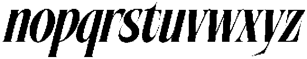 Mellgro Italic otf (400) Font LOWERCASE