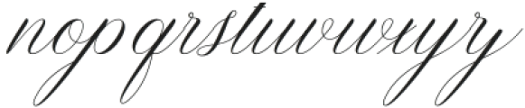 Mellintina Calligraphy Regular otf (400) Font LOWERCASE