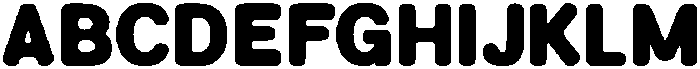 Melloby Regular otf (400) Font UPPERCASE