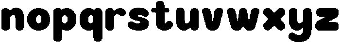 Melloby Regular otf (400) Font LOWERCASE