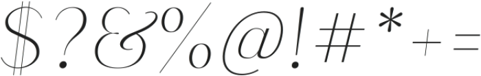 Melloida Thin Italic ttf (100) Font OTHER CHARS