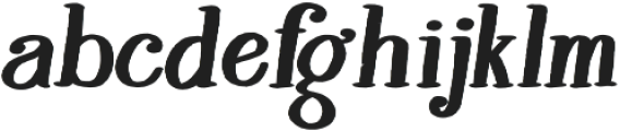 Melloner Happy Bold Italic otf (700) Font LOWERCASE