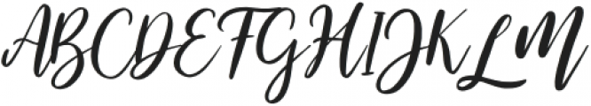 Melloner Italic otf (400) Font UPPERCASE