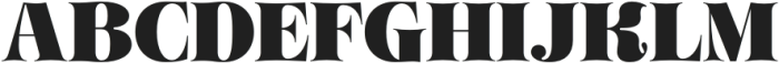 Mellora Regular otf (400) Font UPPERCASE
