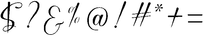Melly Script Regular otf (400) Font OTHER CHARS