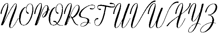 Melly Script Regular otf (400) Font UPPERCASE