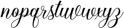 Melly Script Regular otf (400) Font LOWERCASE